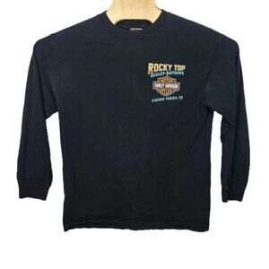 Harley-Davidson Women's Black Long Sleeve Shirt Size Medium M